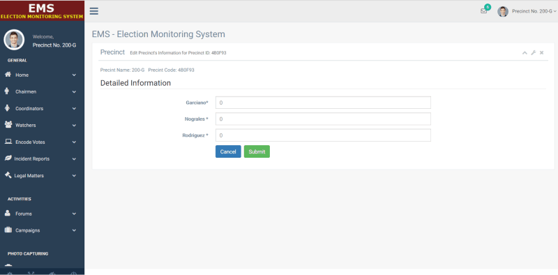 Election Monitoring System